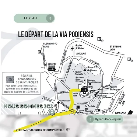 Le Premier Pas, Depart Du Saint Jacques Apartment *